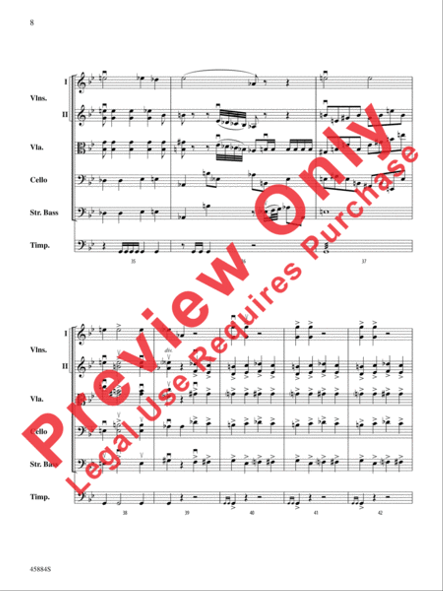 Day of Wrath String Orchestra scores gallery preview page 8