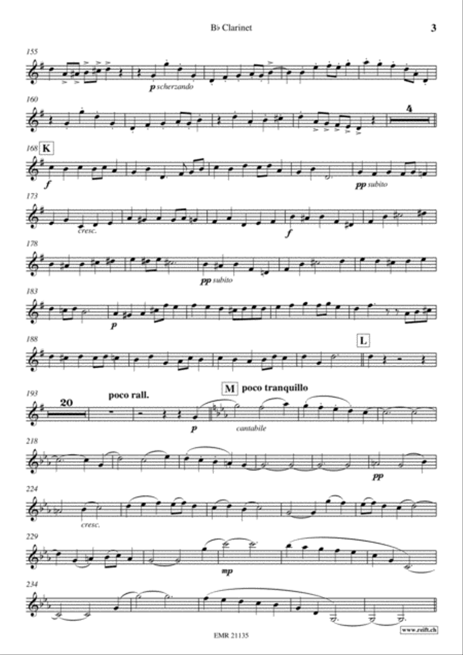 Concerto No. 1 Clarinet Solo scores gallery preview page 4