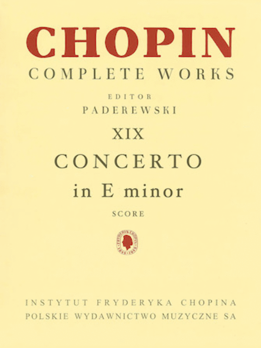 Piano Concerto in E Minor Op. 11 Orchestra scores gallery preview page 1