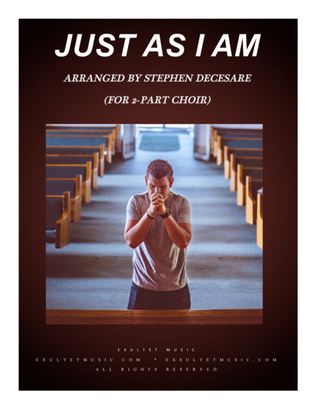 Book cover for Just As I Am (for 2-part choir)