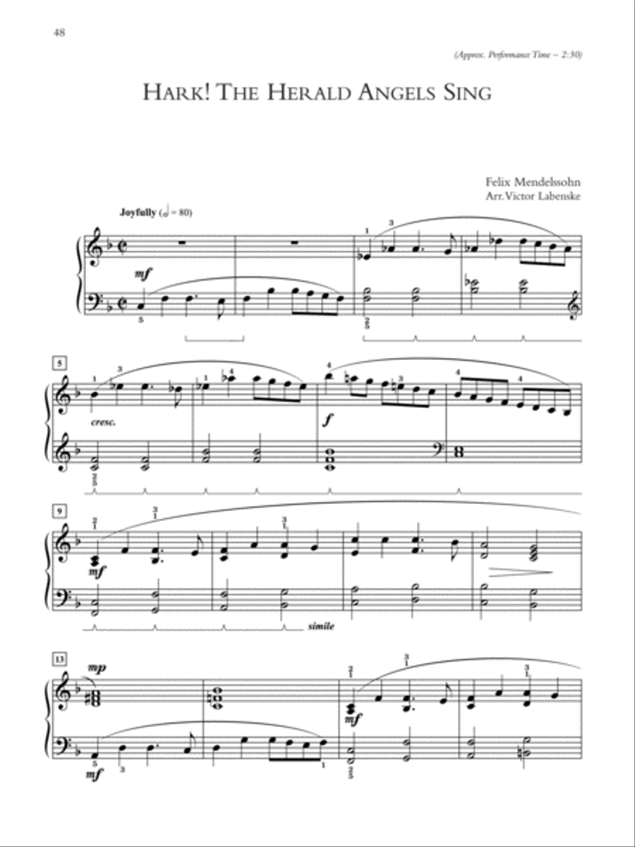 Sunday Morning Christmas Companion Piano Solo scores gallery preview page 3