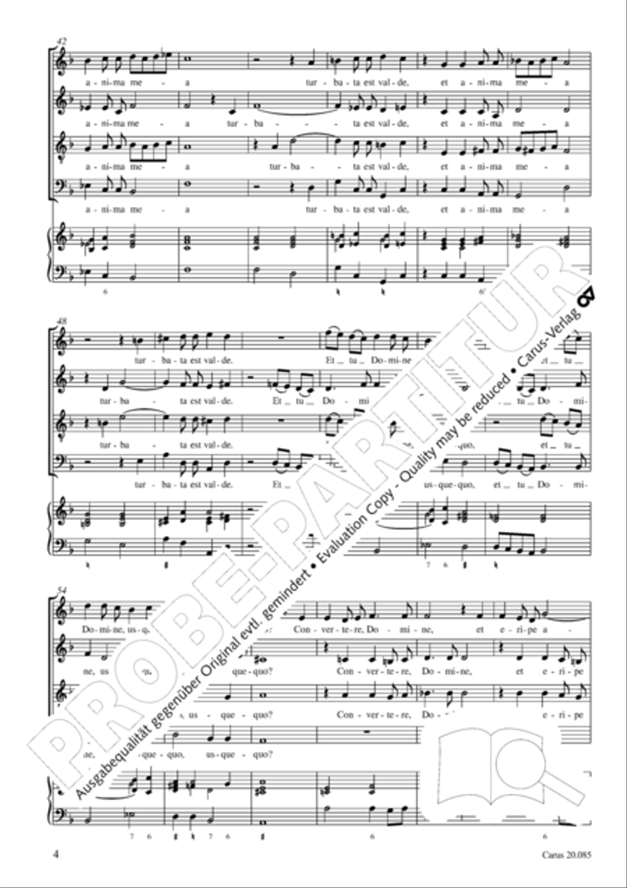 Domine, ne in furore tuo arguas me Score scores gallery preview page 5