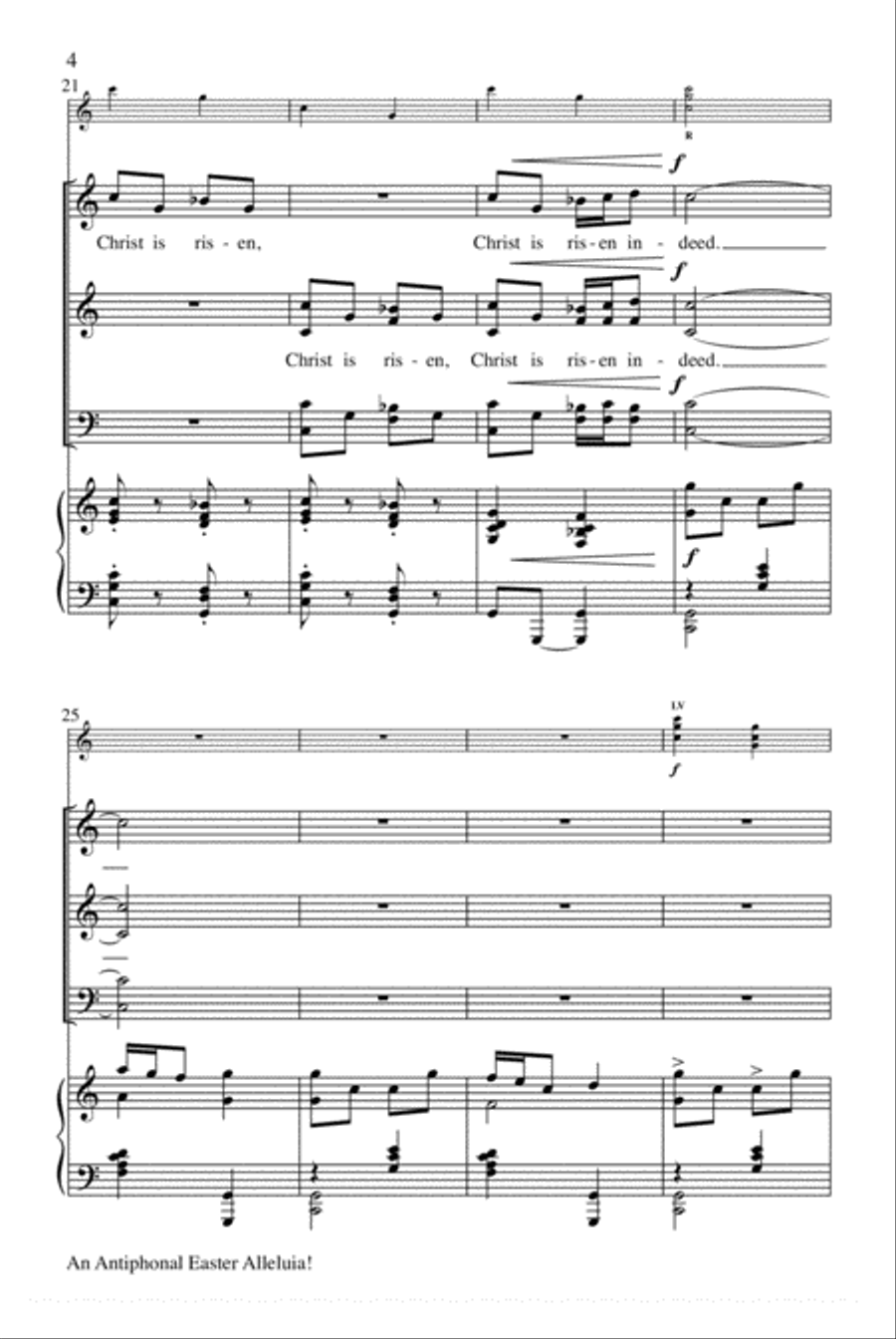 Antiphonal Easter Alleluia, An Children's Choir scores gallery preview page 4