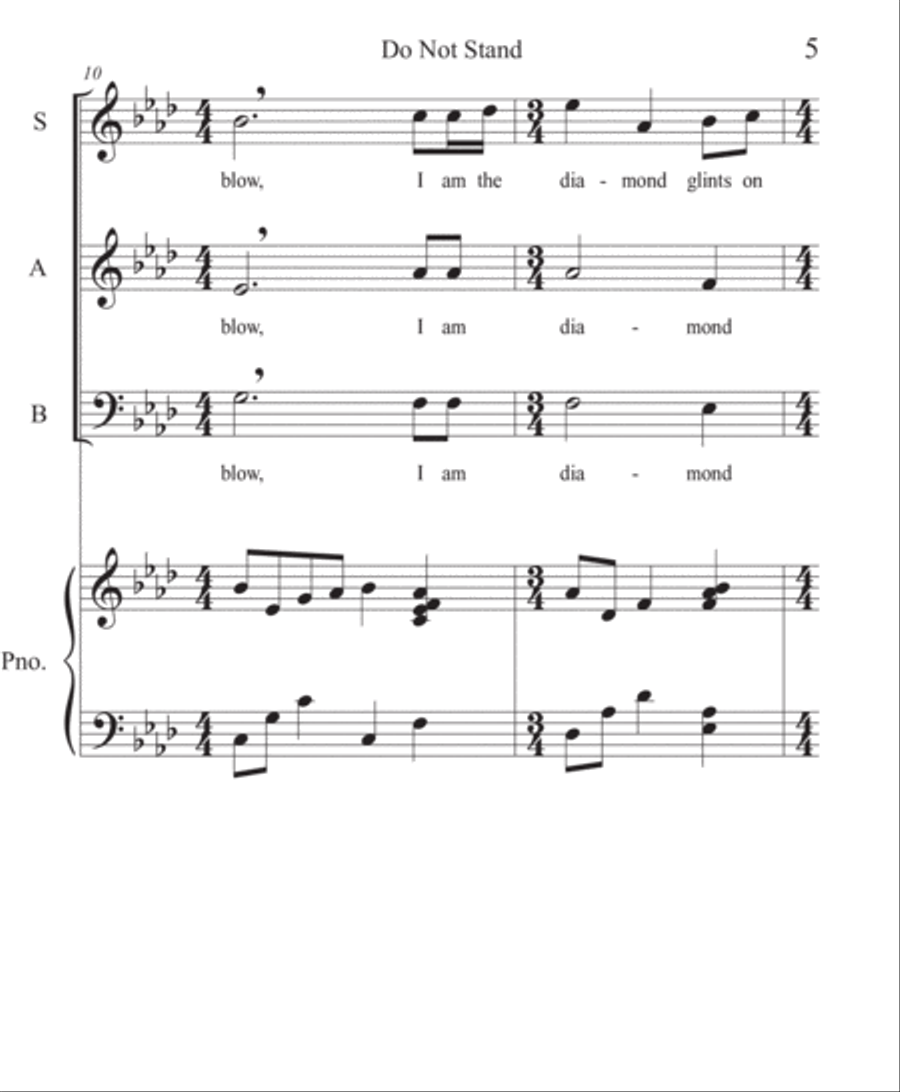 Do Not Stand 3-Part scores gallery preview page 5