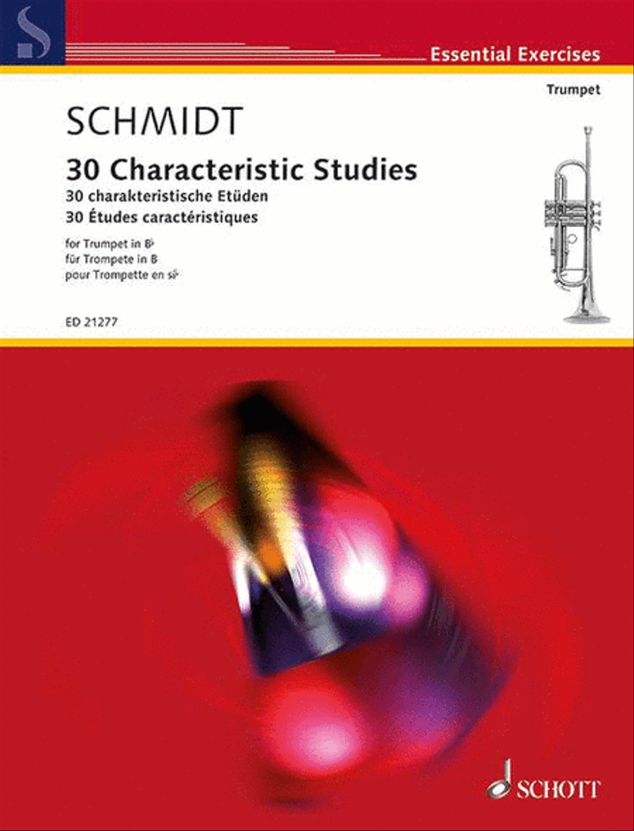 30 Characteristic Studies B-Flat Trumpet scores gallery preview page 1