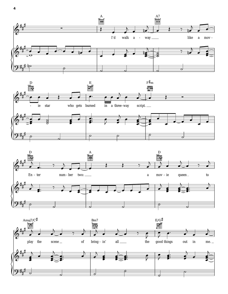 If You Could Read My Mind Piano, Vocal, Guitar scores gallery preview page 4