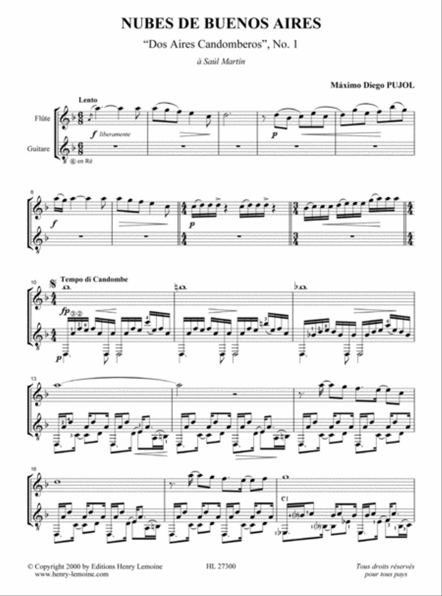 Aires Candomberos (2) Flute scores gallery preview page 2