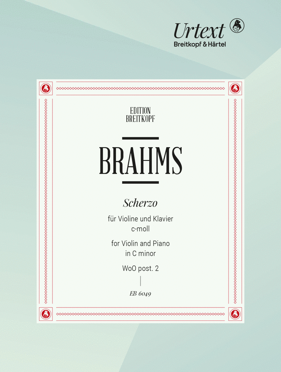 Scherzo in C minor WoO post. 2 Violin Solo scores gallery preview page 1