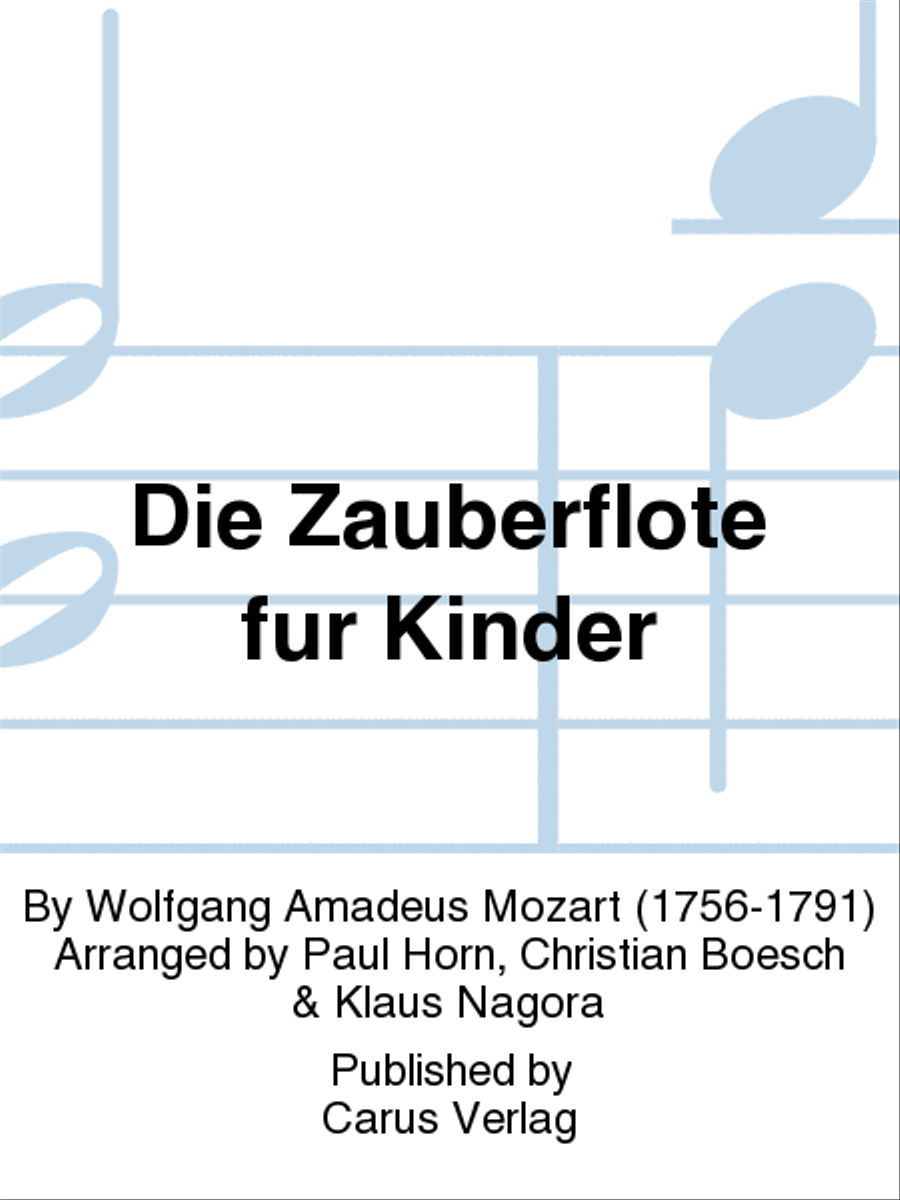Die Zauberflote fur Kinder Bassoon scores gallery preview page 1
