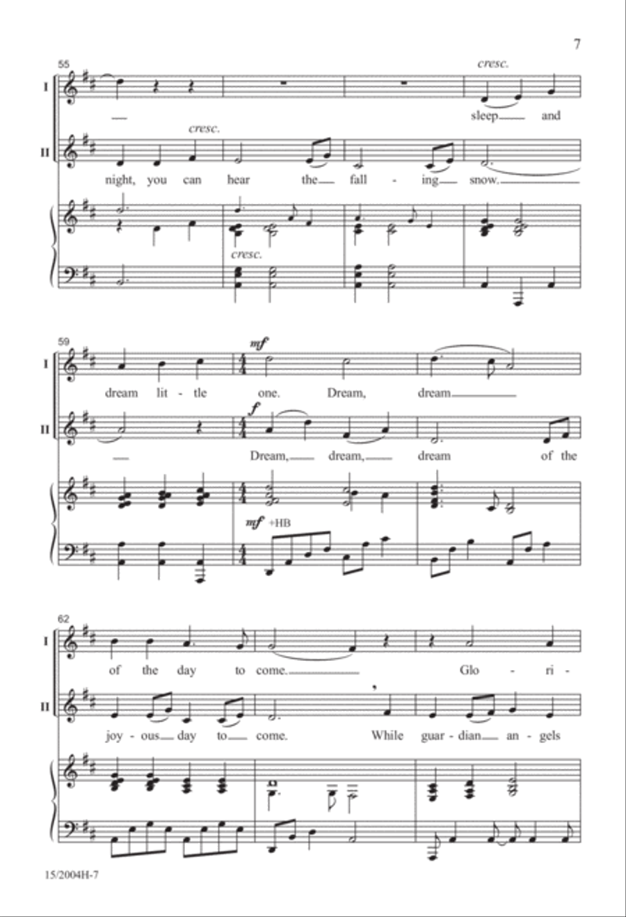 On This Still, Silent Night 2-Part scores gallery preview page 7