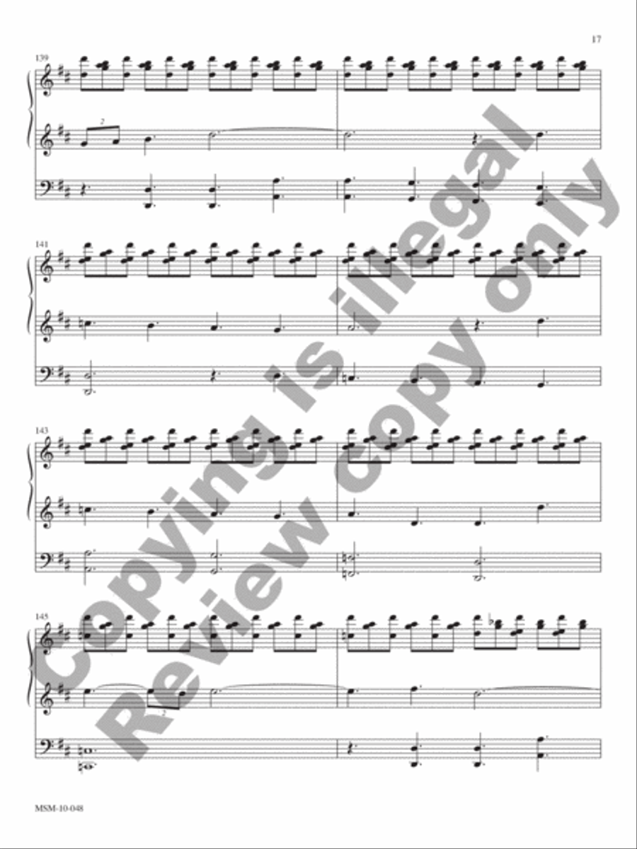 African-American Organ Music Anthology, Volume 10 Organ scores gallery preview page 13