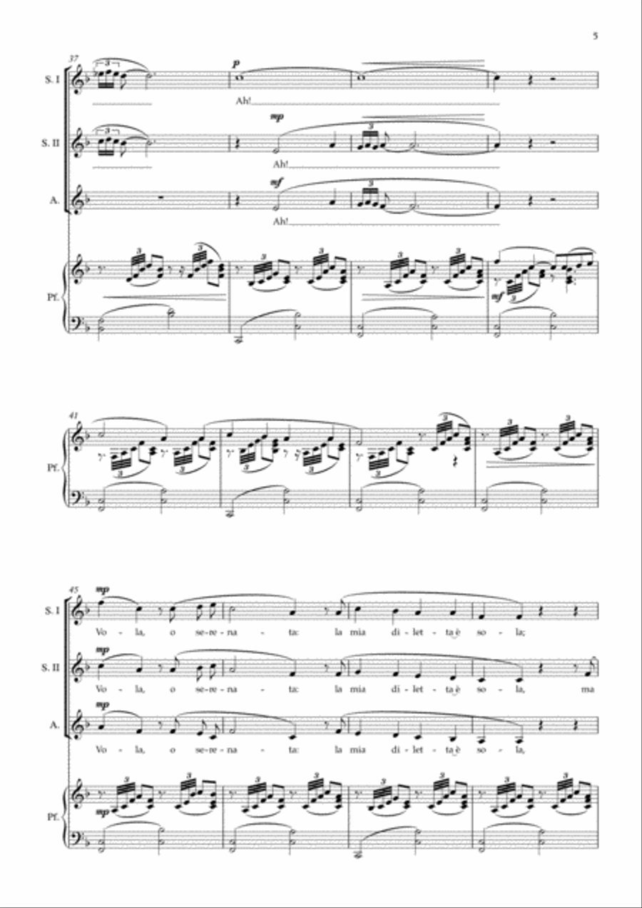 La serenata SSA scores gallery preview page 5