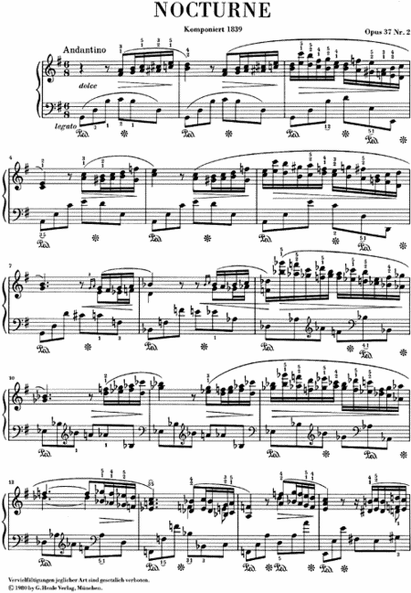 Nocturne in G Major Op. 37