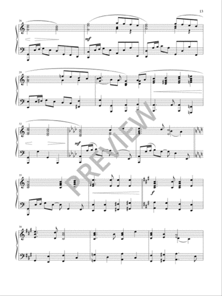 Christmas Medleys at the Piano Piano Solo scores gallery preview page 15