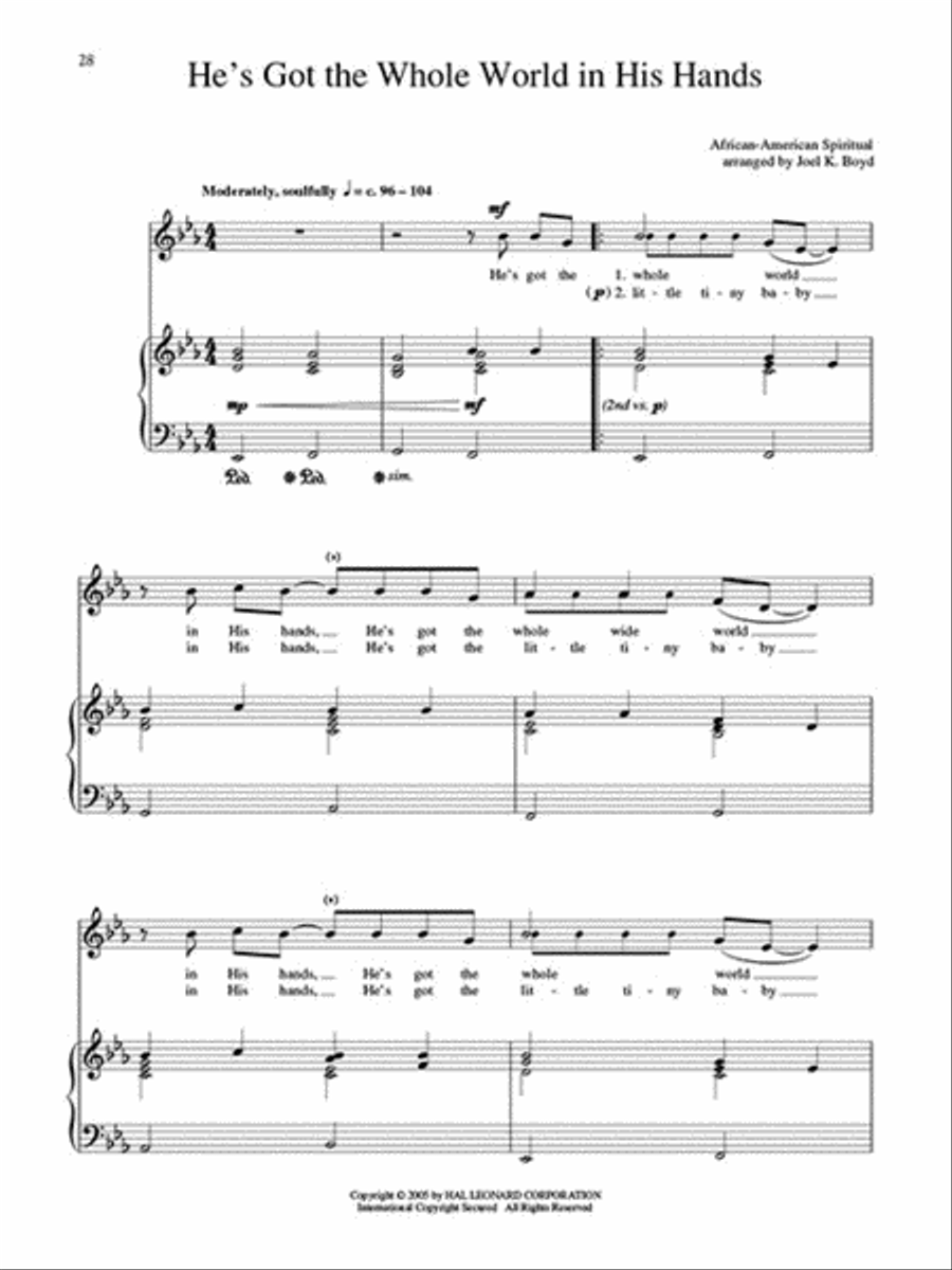 15 Easy Spiritual Arrangements for the Progressing Singer Voice scores gallery preview page 8