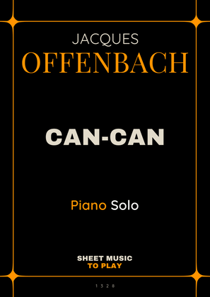 Book cover for Offenbach - Can-Can - Piano Solo (Full Score)