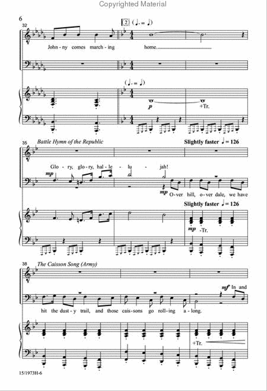 A Patriotic Salute TTBB scores gallery preview page 5