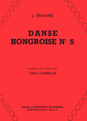 Book cover for Danse hongroise No. 5