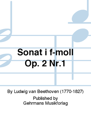 Sonat i f-moll Op. 2 Nr.1