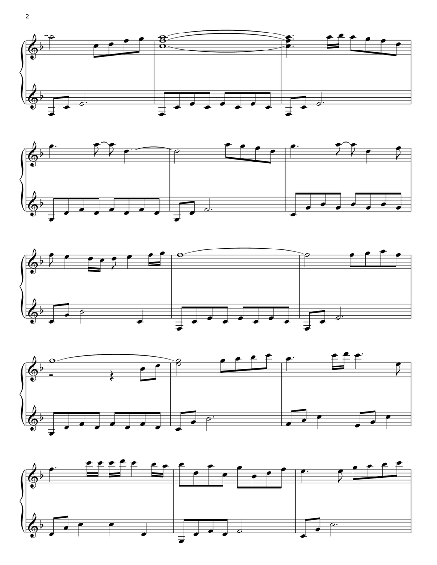 Vincent (Starry Starry Night) Piano Solo scores gallery preview page 2