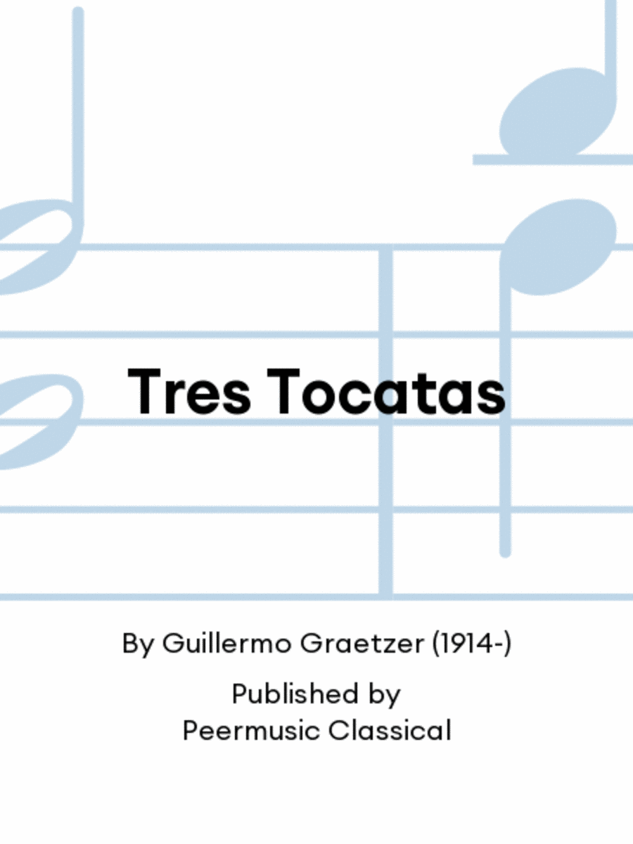 Tres Tocatas Chamber Music scores gallery preview page 1