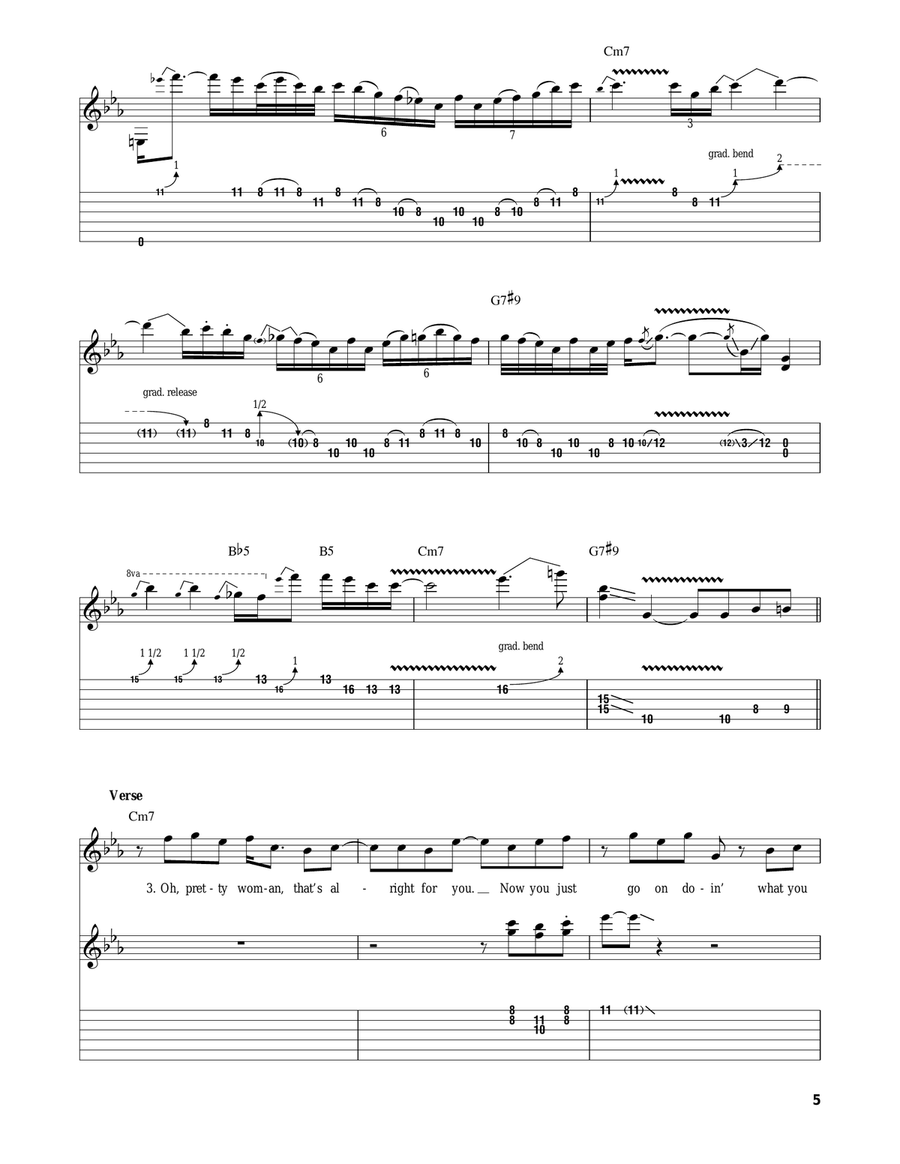 Oh Pretty Woman Oh Pretty Woman Acoustic Guitar scores gallery preview page 5