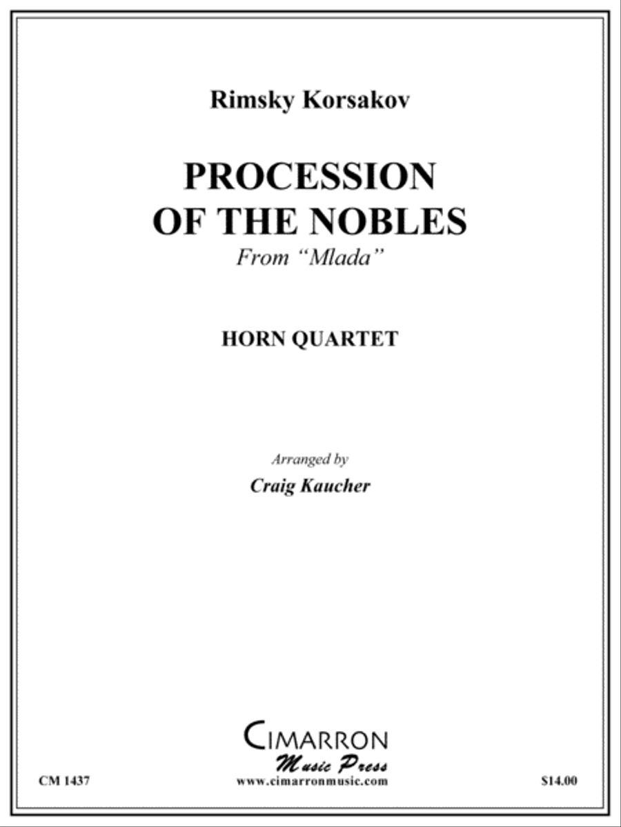 Procession of the Nobles Horn scores gallery preview page 1