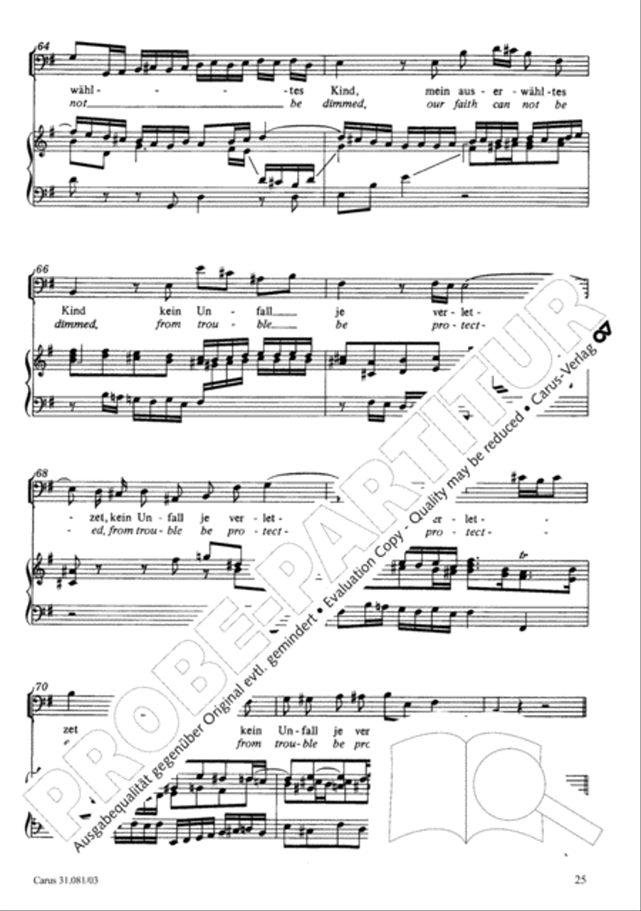 Jesus sleeps, is hope now fading (Jesus schlaft, was soll ich hoffen) ATB scores gallery preview page 26
