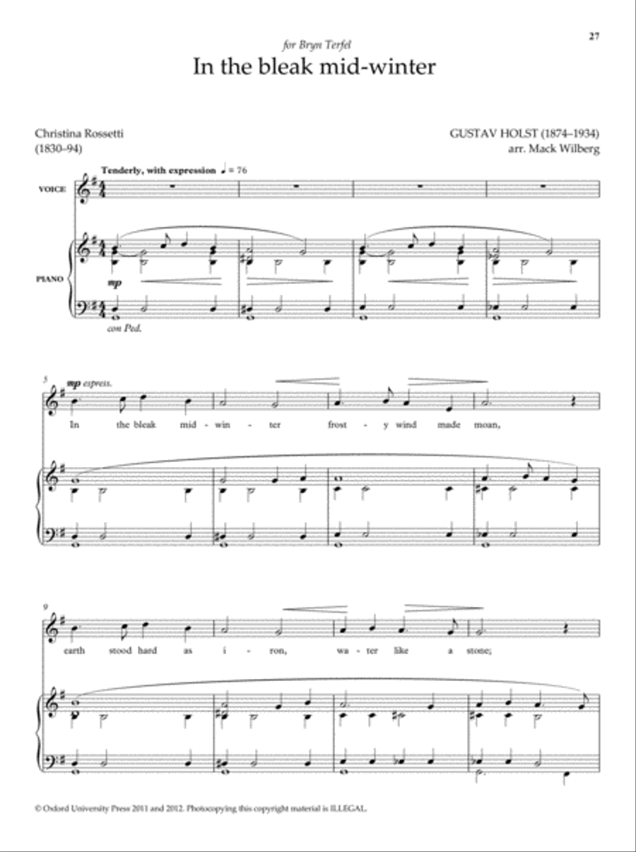 Carol Songbook: High voice High Voice scores gallery preview page 4