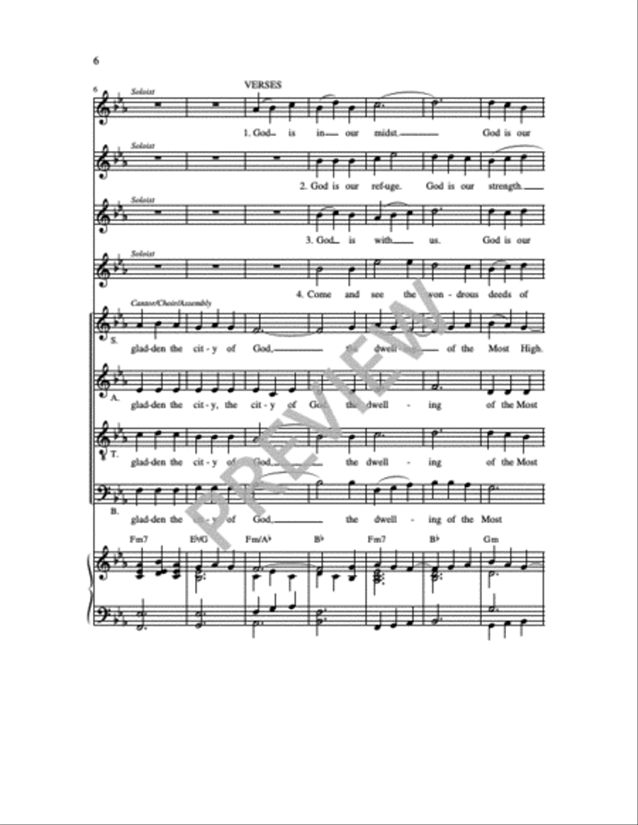 Mass of Wisdom - Choral Edition 4-Part scores gallery preview page 12