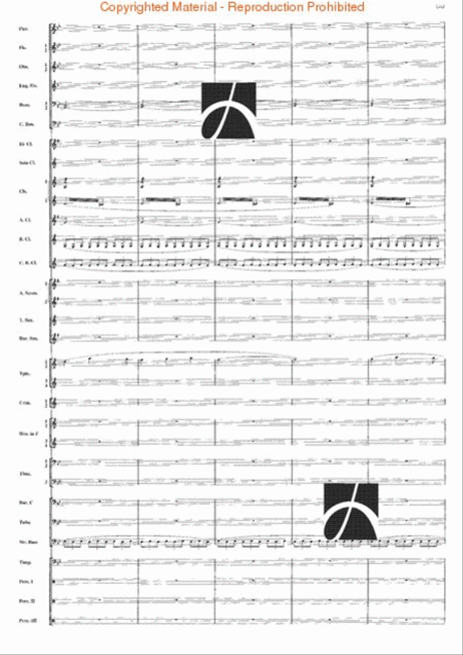 Belkis, Regina Di Saba (Part II) Concert Band scores gallery preview page 55
