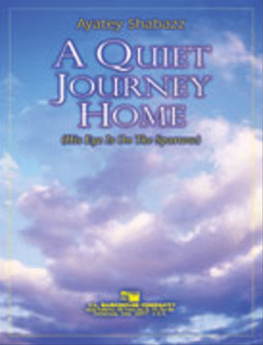 A Quiet Journey Home Concert Band scores gallery preview page 1