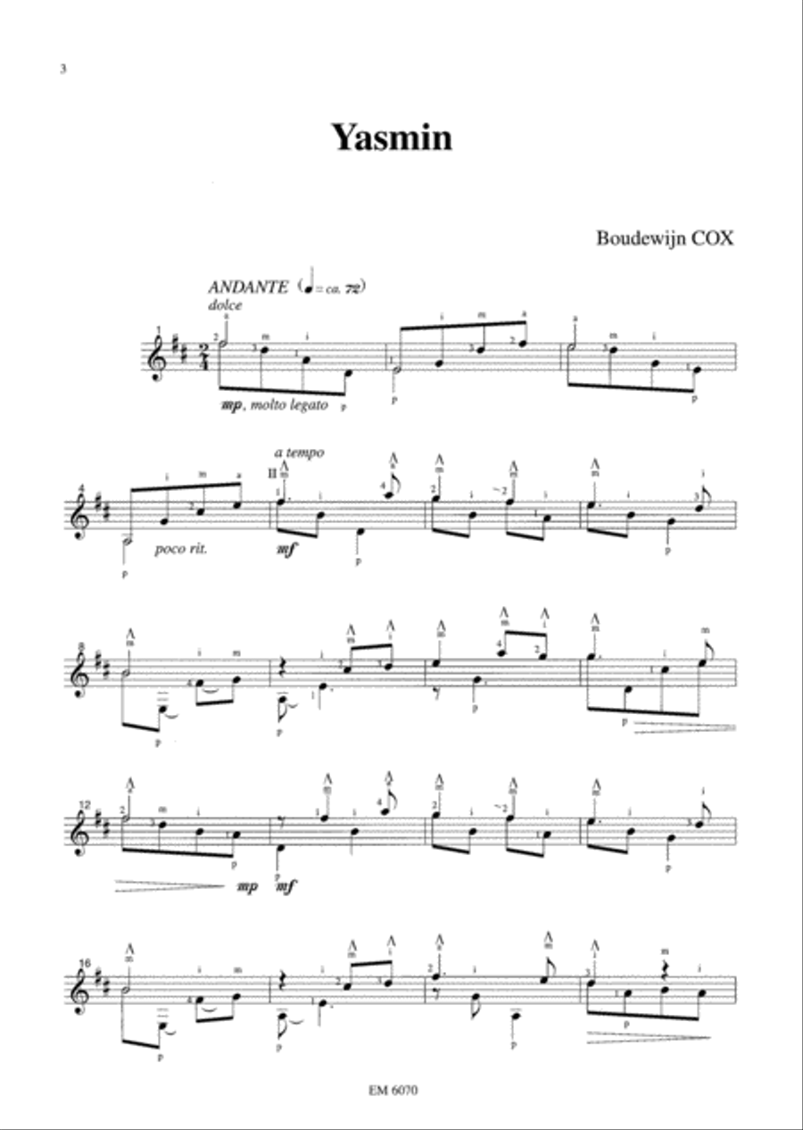 Tea Time for Solo Guitar Guitar Solo scores gallery preview page 4