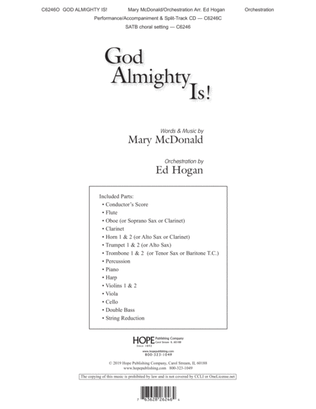 Book cover for God Almighty Is!