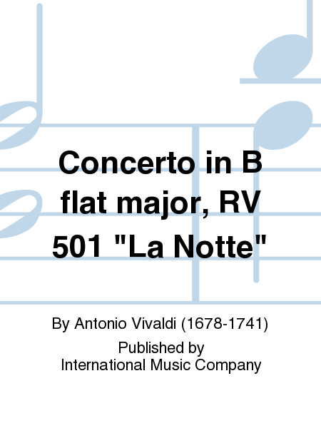 Concerto in B flat major, RV 501 