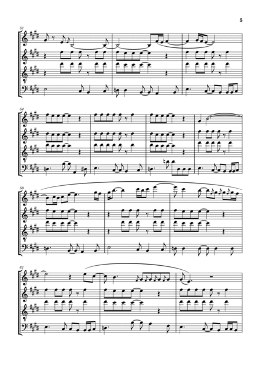 All Day Music Woodwind Quartet scores gallery preview page 6