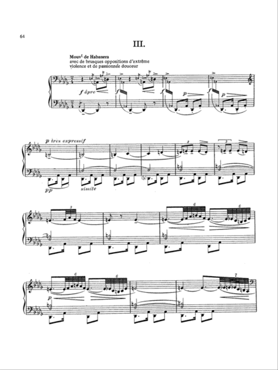 Debussy: Prelude - Book II, No. 3 Piano Solo scores gallery preview page 1
