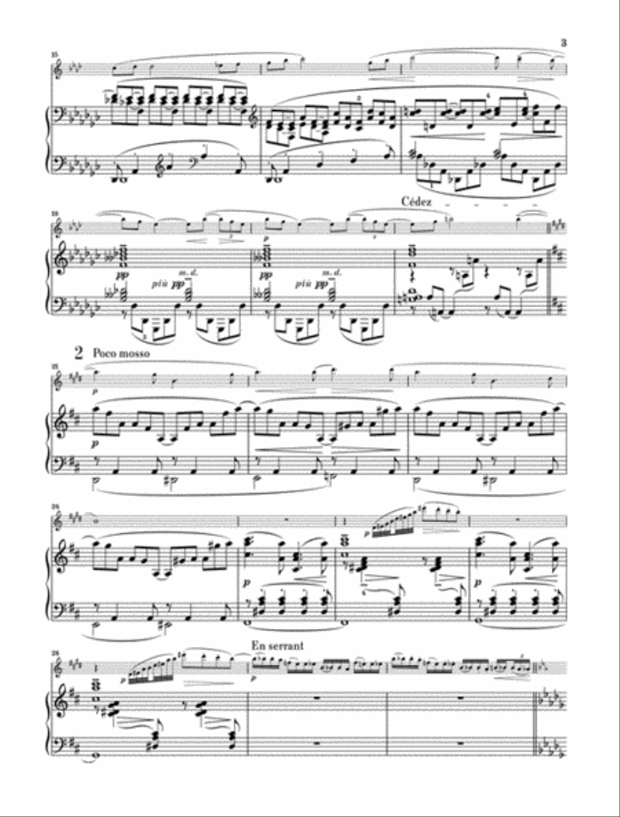 Première Rhapsodie and Petite Pièce Clarinet Solo scores gallery preview page 3