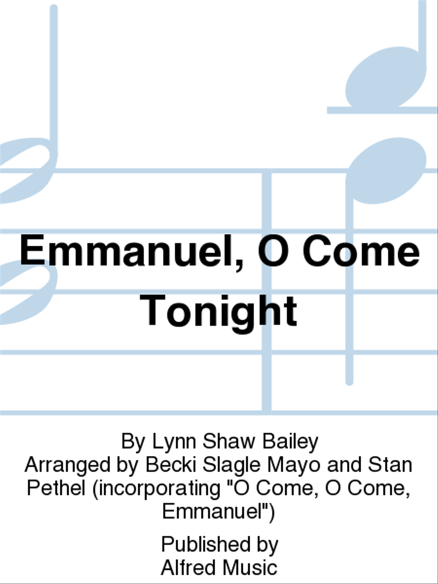 Emmanuel, O Come Tonight 4-Part scores gallery preview page 1