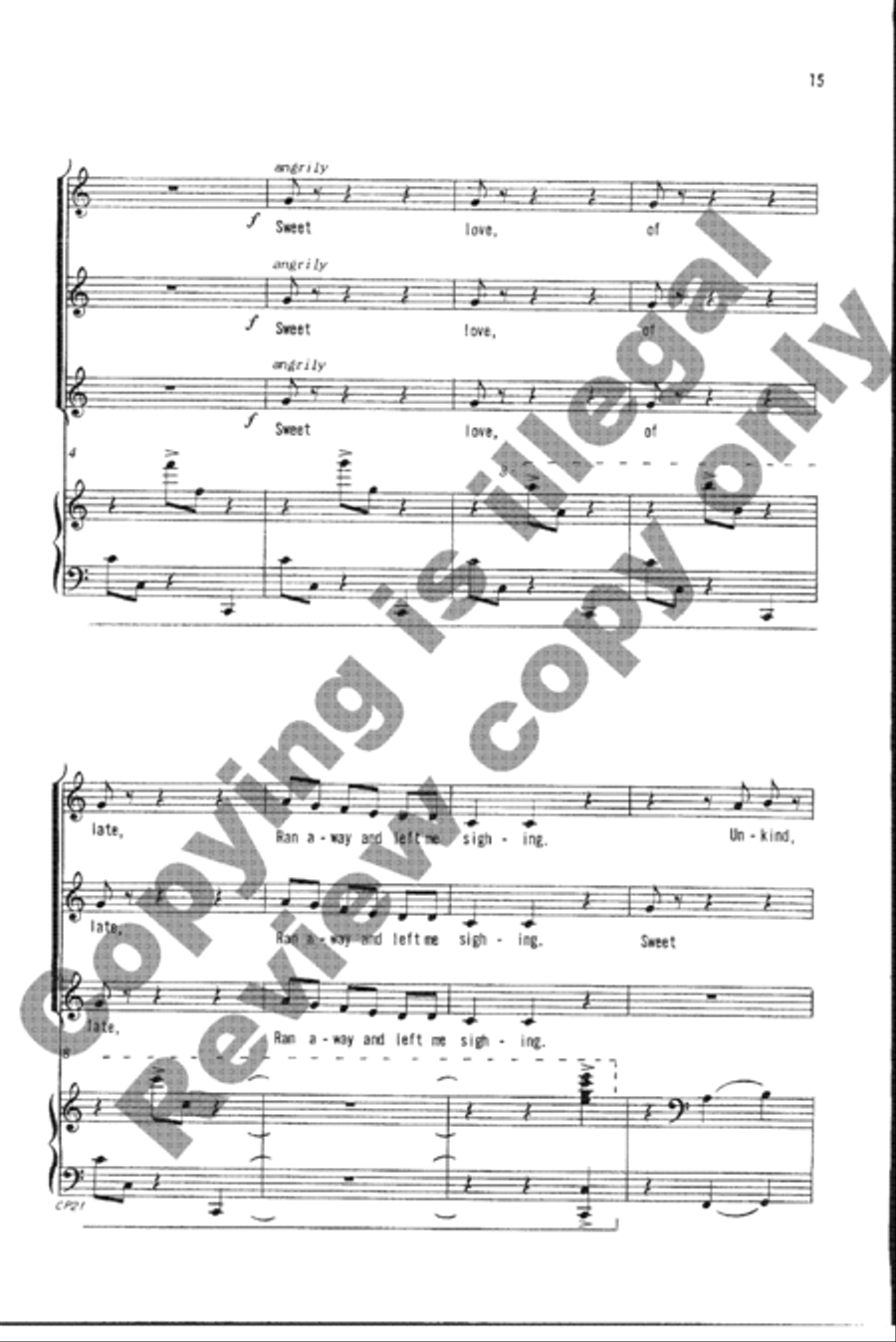 Love Songs in the Round SSA scores gallery preview page 33