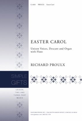 Easter Carol - Instrument edition