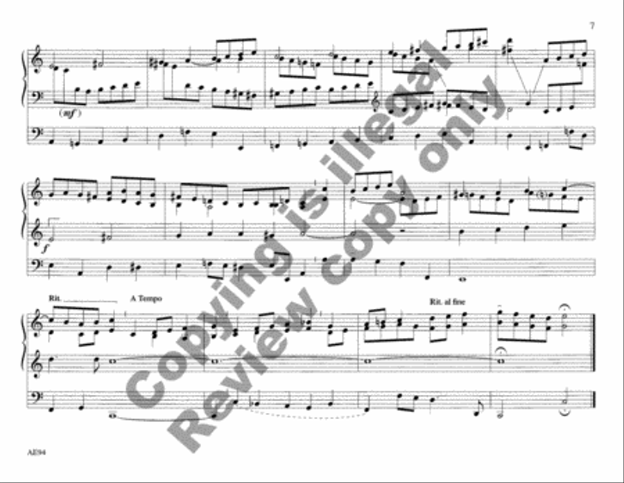 Choraleworks III Eight Chorale Preludes Organ scores gallery preview page 6