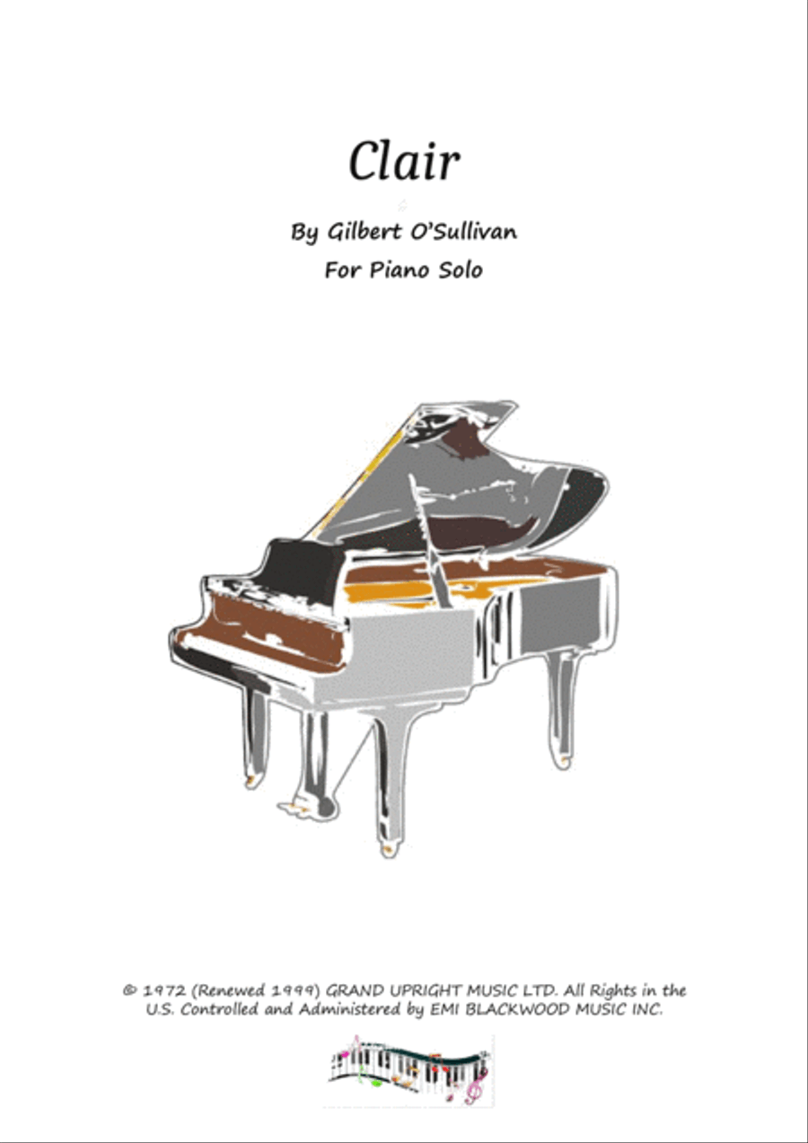 Clair Piano Solo scores gallery preview page 1