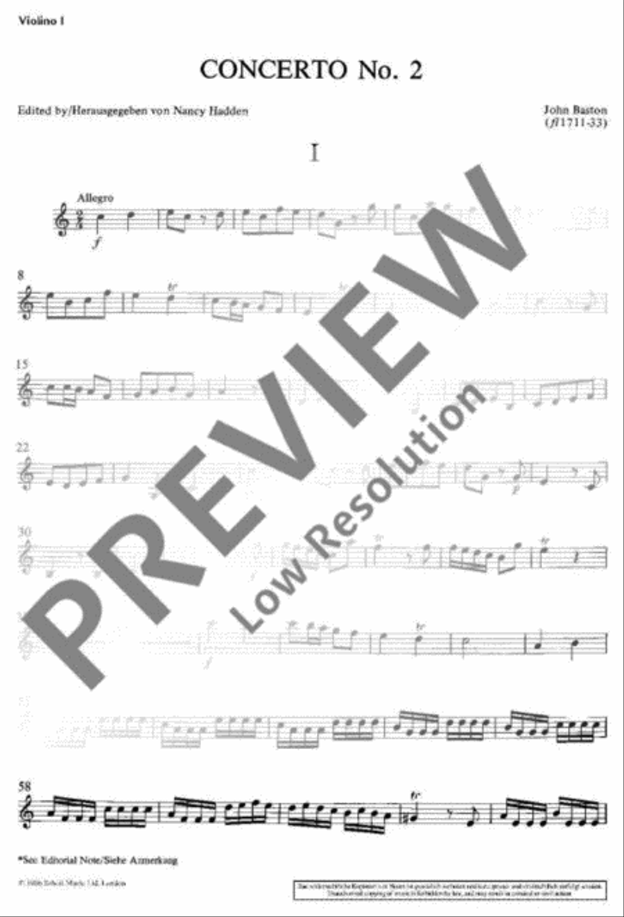 Concerto No. 2 C Major Concerto No. 2 C Major Violin scores gallery preview page 3