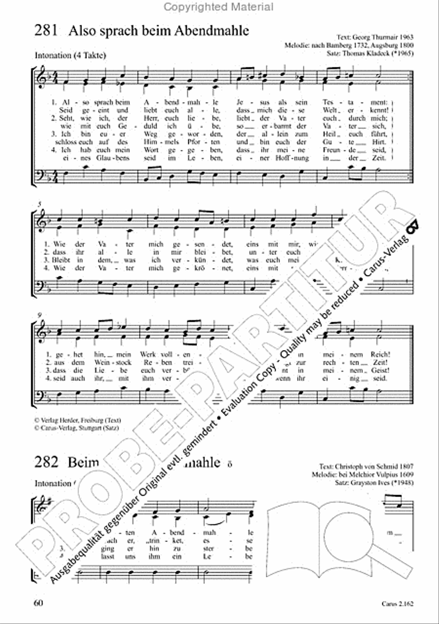 Chorbuch Gotteslob SAM 3-Part scores gallery preview page 61