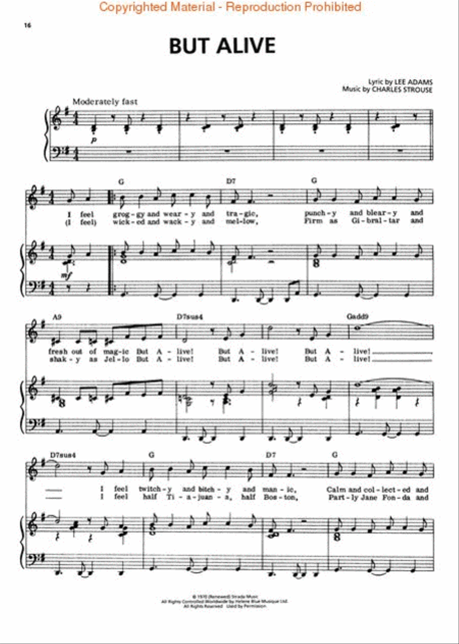 Applause Piano, Vocal, Guitar scores gallery preview page 3