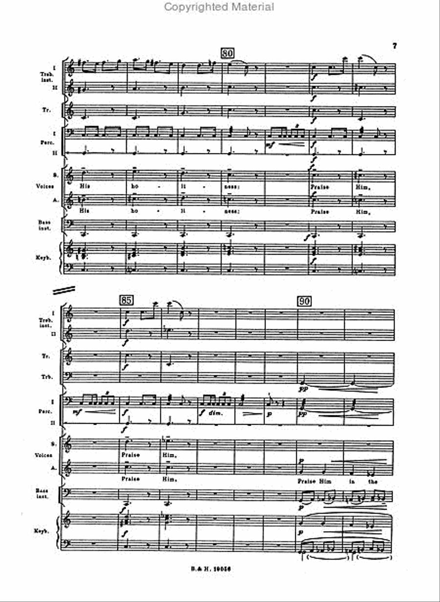 Psalm 150, Op. 67 Choir scores gallery preview page 4