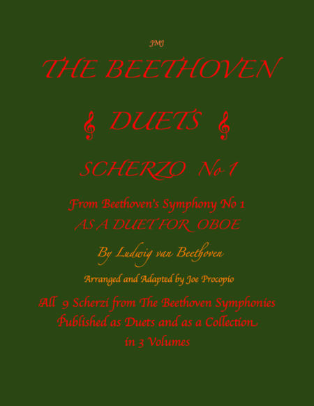 The Beethoven Duets For Oboe Scherzo No. 1 image number null