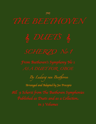 The Beethoven Duets For Oboe Scherzo No. 1