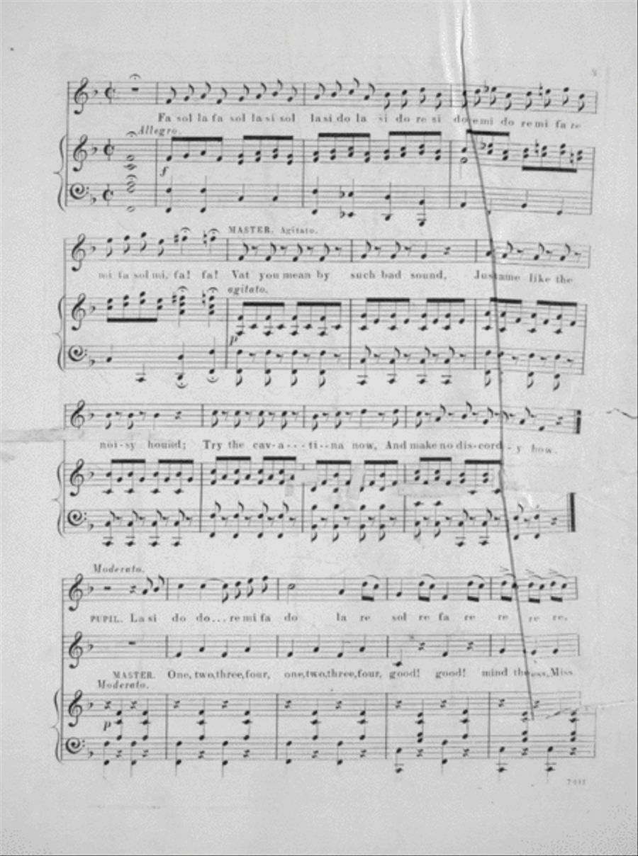 Master and Pupil. Duett Voice scores gallery preview page 3